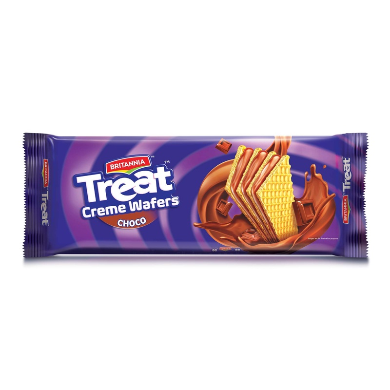Britannia Treat Creme Wafers Choco 75g | Britannia In Lebanon