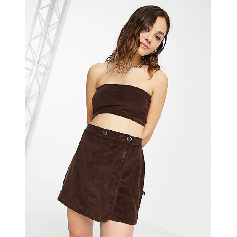 COLLUSION Women’s Brown Crop Top | Collusion In Lebanon