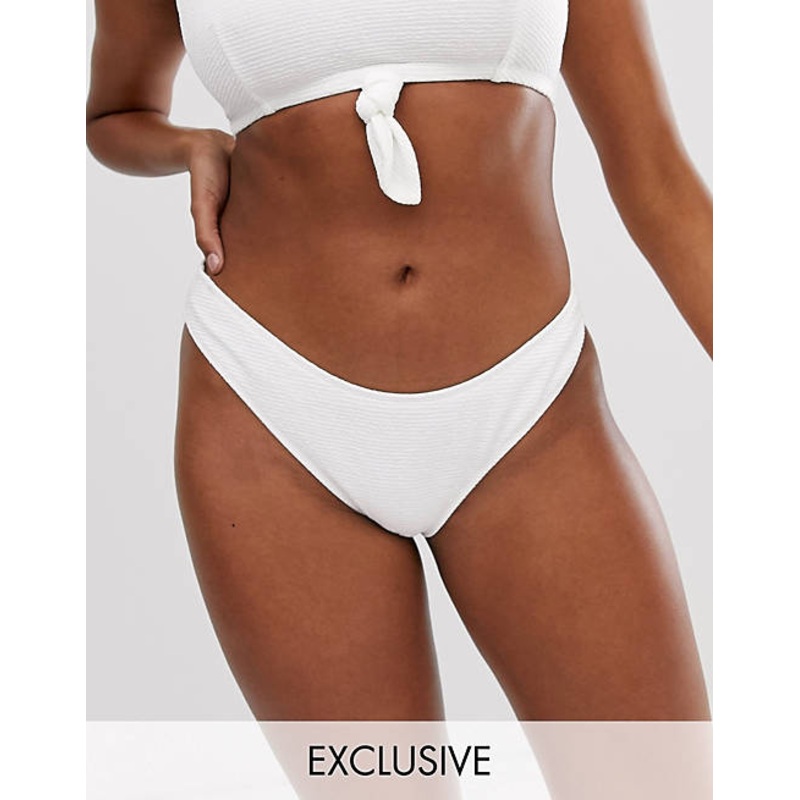 Peek & Beau Women’s White Bikini Bottom AMF177