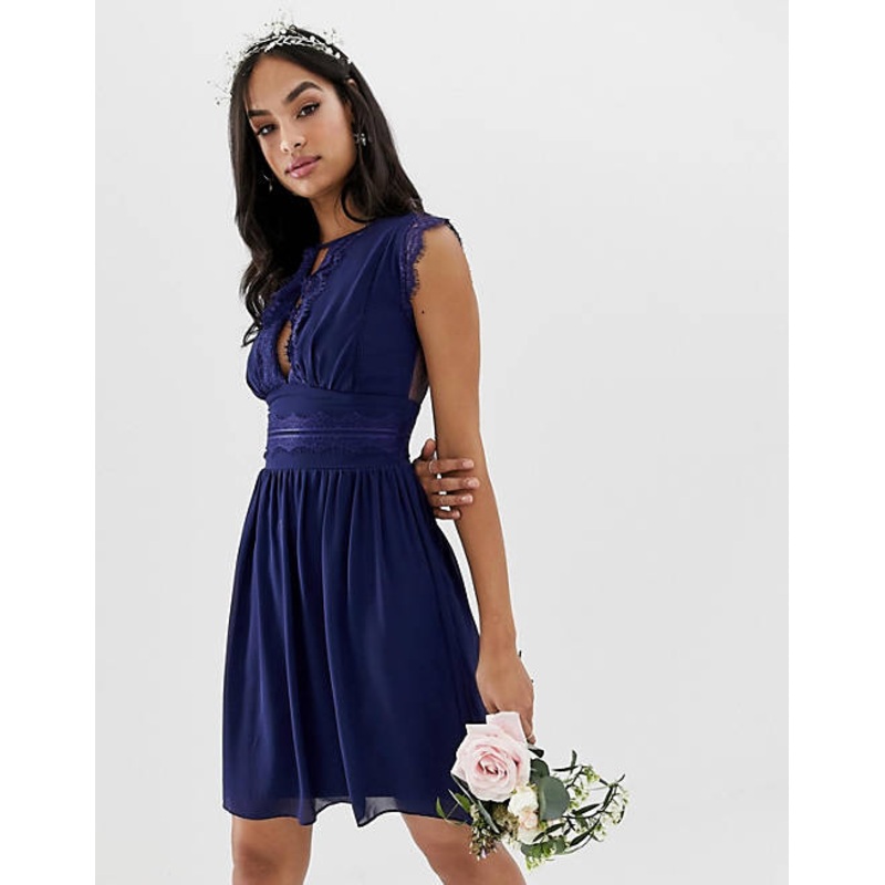 TFNC Women’s Navy Blue Dress AMF1315