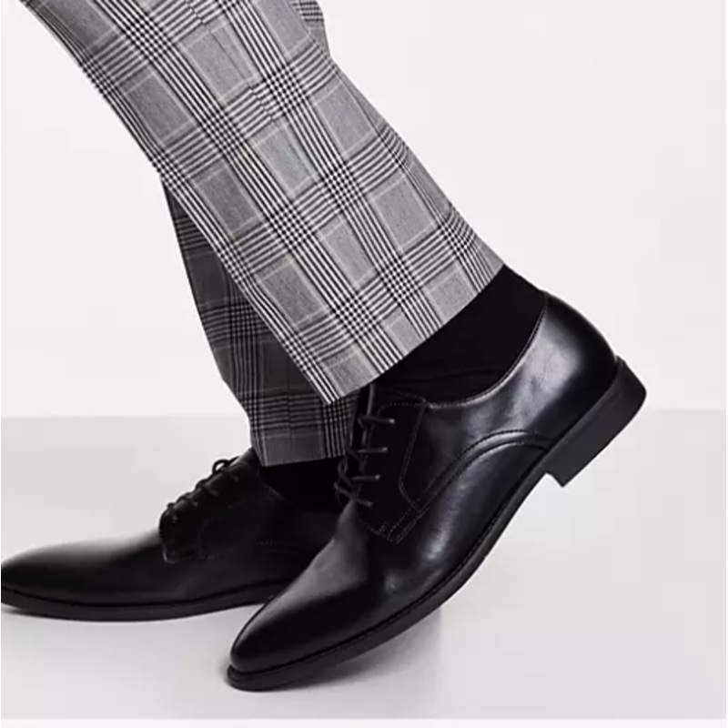 ASOS Design  Men’s Black Derby Casual Shoes |ASOS Design In Lebanon