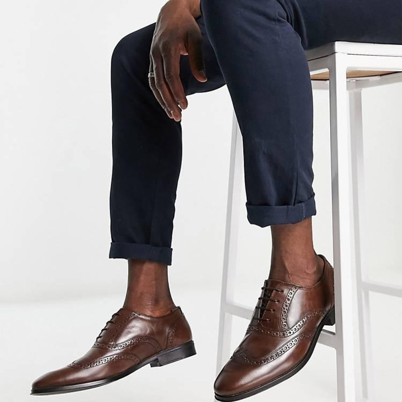 ASOS Design Men’s Brown Leather Loafer Shoes |ASOS Design In Lebanon