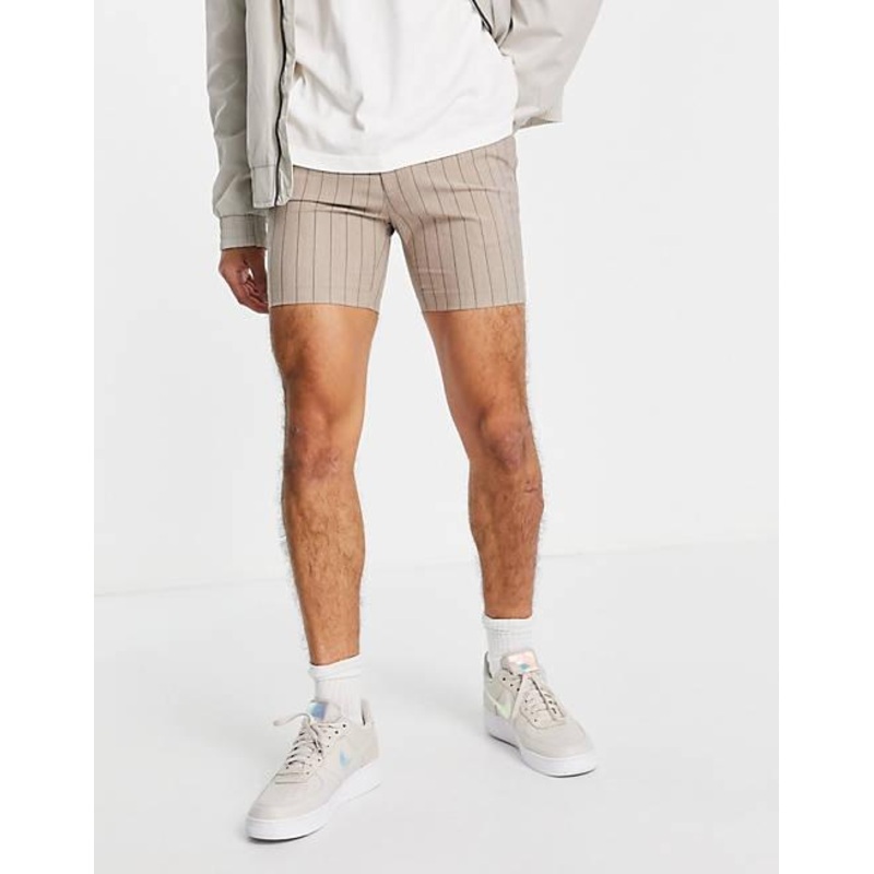 ASOS Design Men’s Ecru Striped Short | ASOS Design In Lebanon
