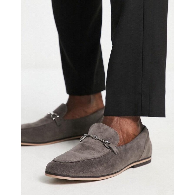 ASOS Design  Men’s Gray Faux Suede Casual Shoes |ASOS Design In Lebanon