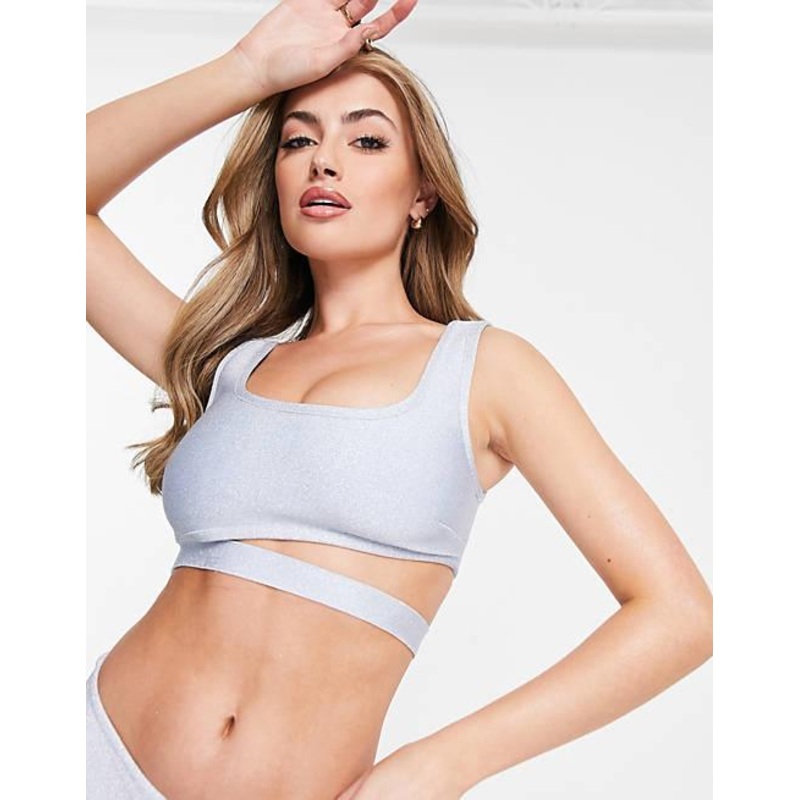 ASOS Design Women’s Blue Bikini Top AMF2616