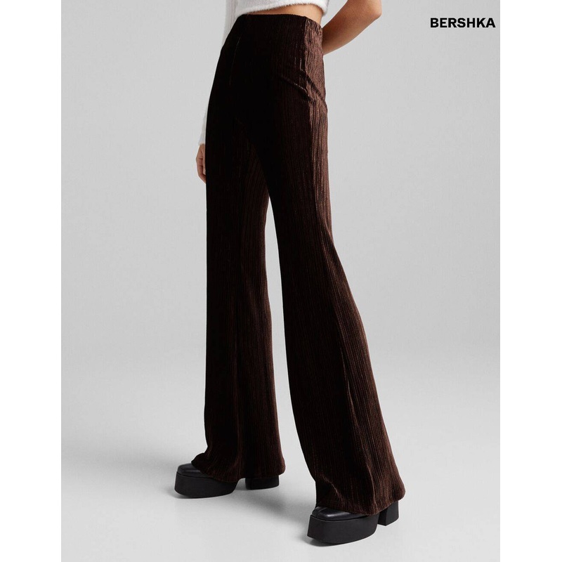 Bershka brown six-pocket pants for women 5186/326/700