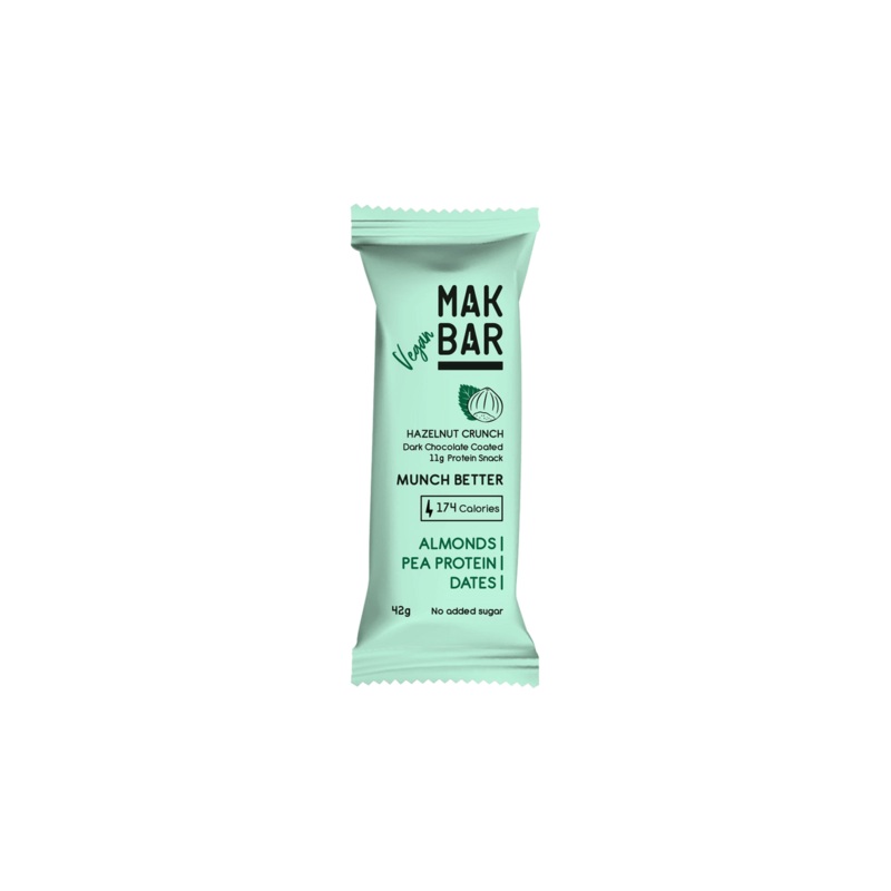 MAK BAR Vegan Hazelnut Crunch 42G
