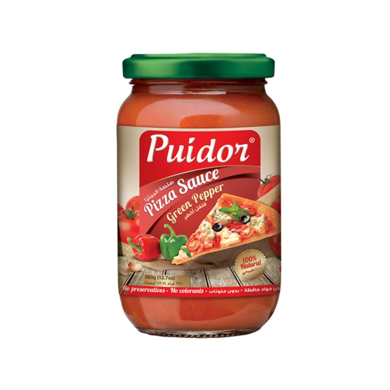 Puidor Pizza Sauce Green Pepper 610g | Puidor In Lebanon