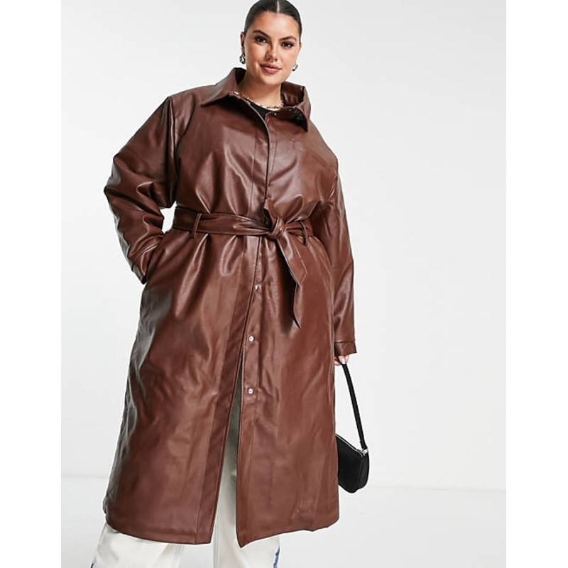 Reclaimed Vintage Women’s Brown Coat  ANF1