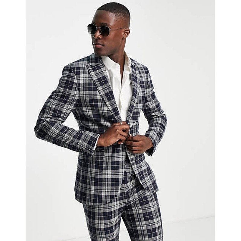Topman Men’s Multicolor Checkered Blazer | Topman In Lebanon