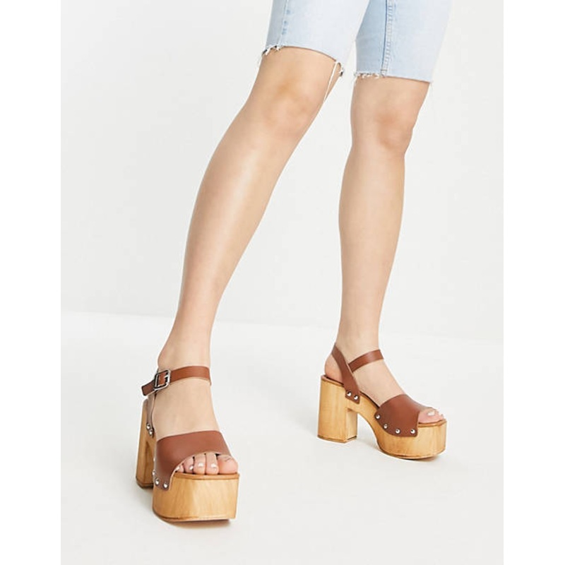 Topshop Women’s Camel Clog Sandal |Topshop In Lebanon