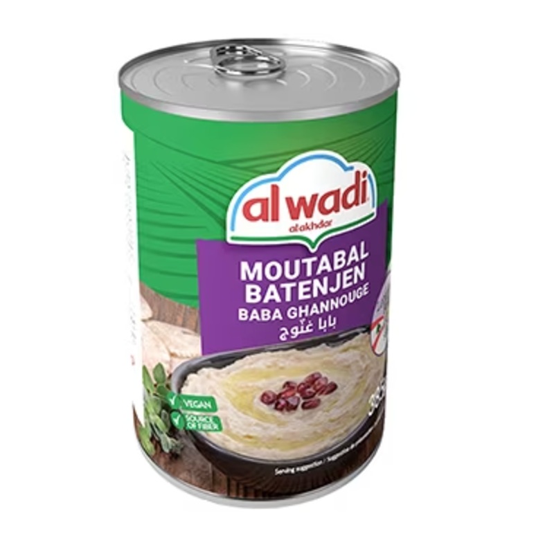 Al Wadi Al Akhdar Baba Ghannouge Moutabbal Batenjen 385g | Al Wadi In Lebanon