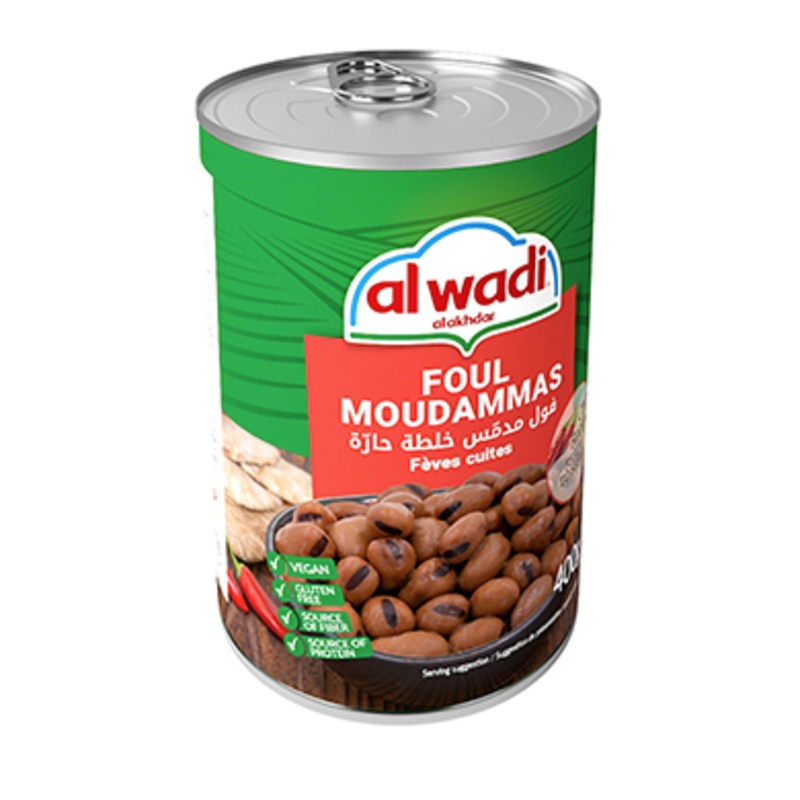 Al Wadi Al Akhdar Foul Moudammas Hot Recipe 400g | Al Wadi Al Akhdar In Lebanon