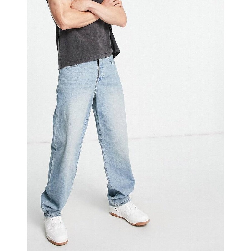 ASOS Design Men’s Blue Wide Leg Jeans | ASOS Design In Lebanon