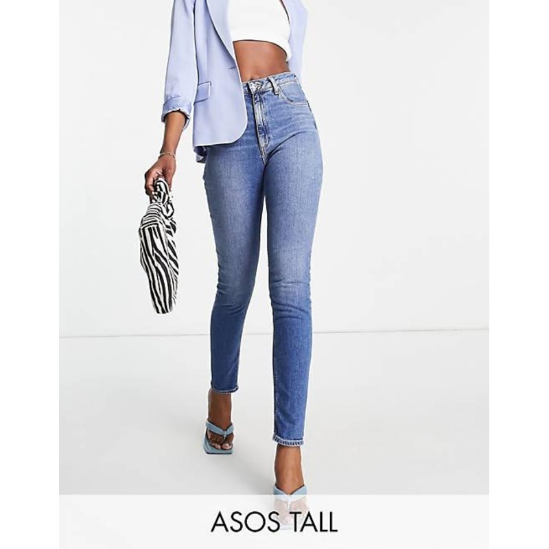 Asos Design Women’s Blue Jeans ANF409