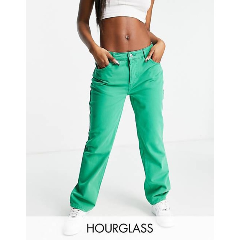 Asos Design Women’s Green Jeans ANF413