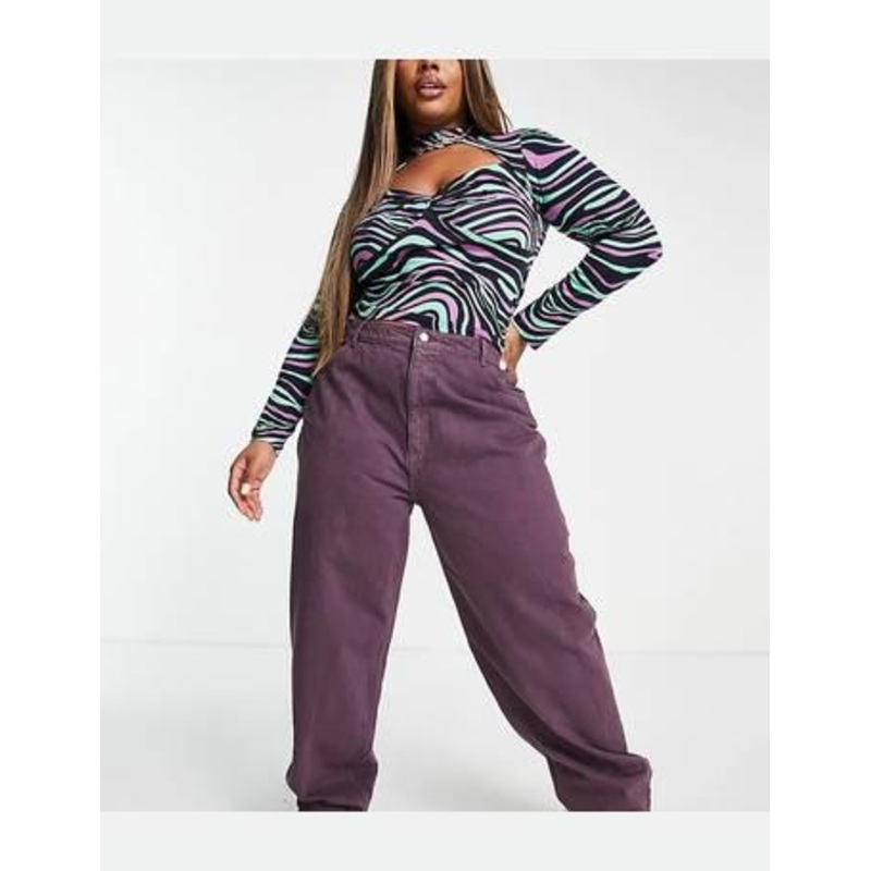 Asos Design Women’s Purple Jeans ANF422