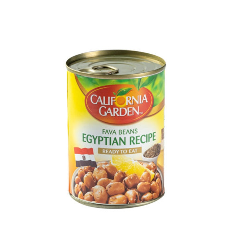 California Garden Fava Beans Egyptian Recipe 400g | California Garden In Lebanon