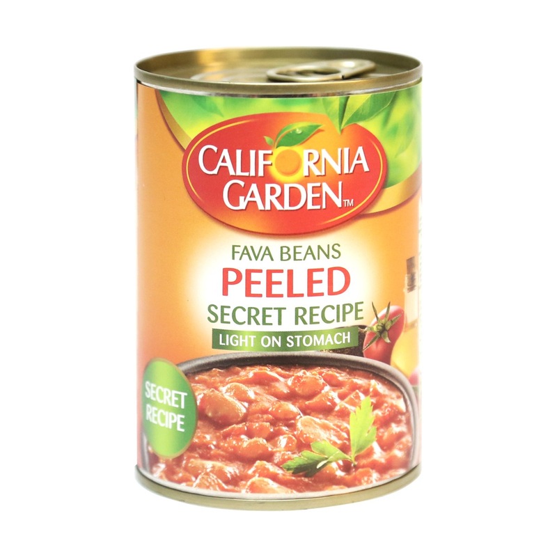 California Garden Fava Beans Peeled Secret Recipe 400g  | California Garden In Lebanon