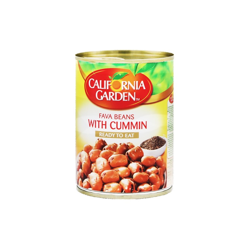California Garden Fava  Beans With Cummin 400g  | California Garden In Lebanon