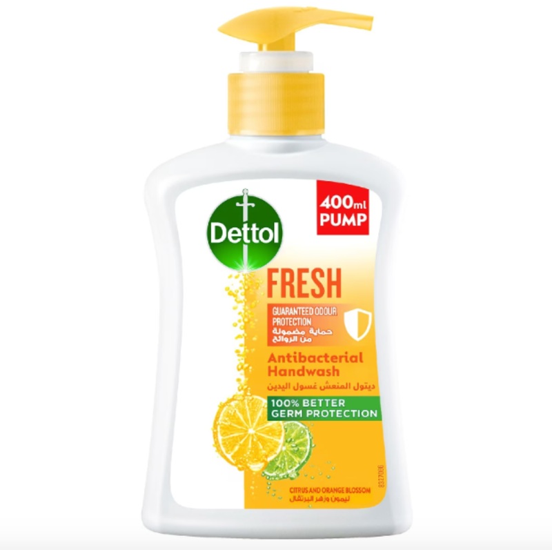 Dettol Fresh Antibacterial Liquid Handwash 400ml