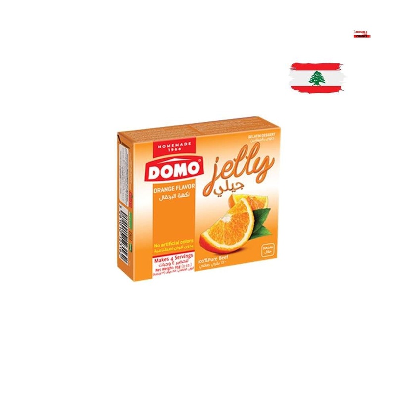 Domo Jelly Orange Flavor 85g | Domo In Lebanon