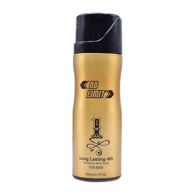 NO Limit Men Deodorant  200ml|1Million|Victorious|Voyageur|Wild Water|Aqua|Blue|Cool|Nacriso|Extreme Homme|Road Biker
