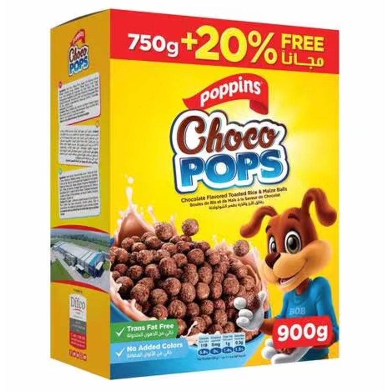 Poppins Choco Pops 750g+20% Free | Poppins In Lebanon