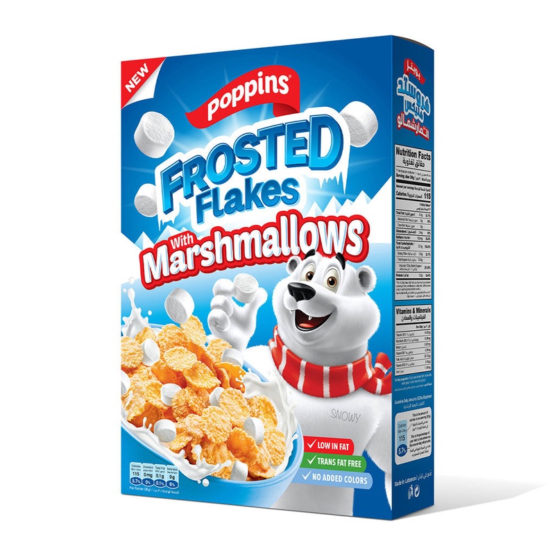 Poppins Frosted Flakes With Marshmallows 350g | Poppins In Lebanon