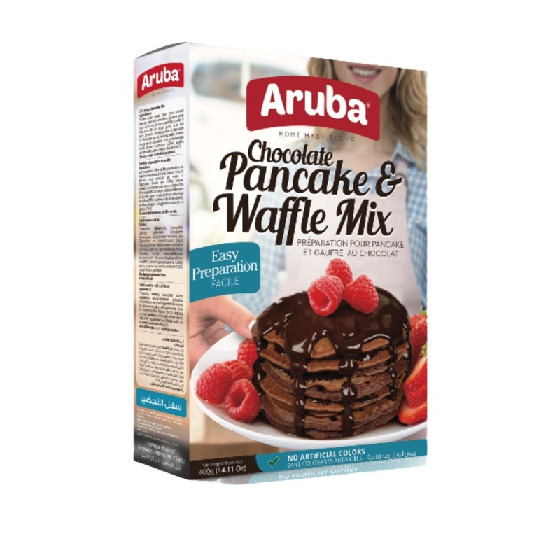 Aruba Chocolate Pancake & Waffle Mix 400g | Aruba In Lebanon