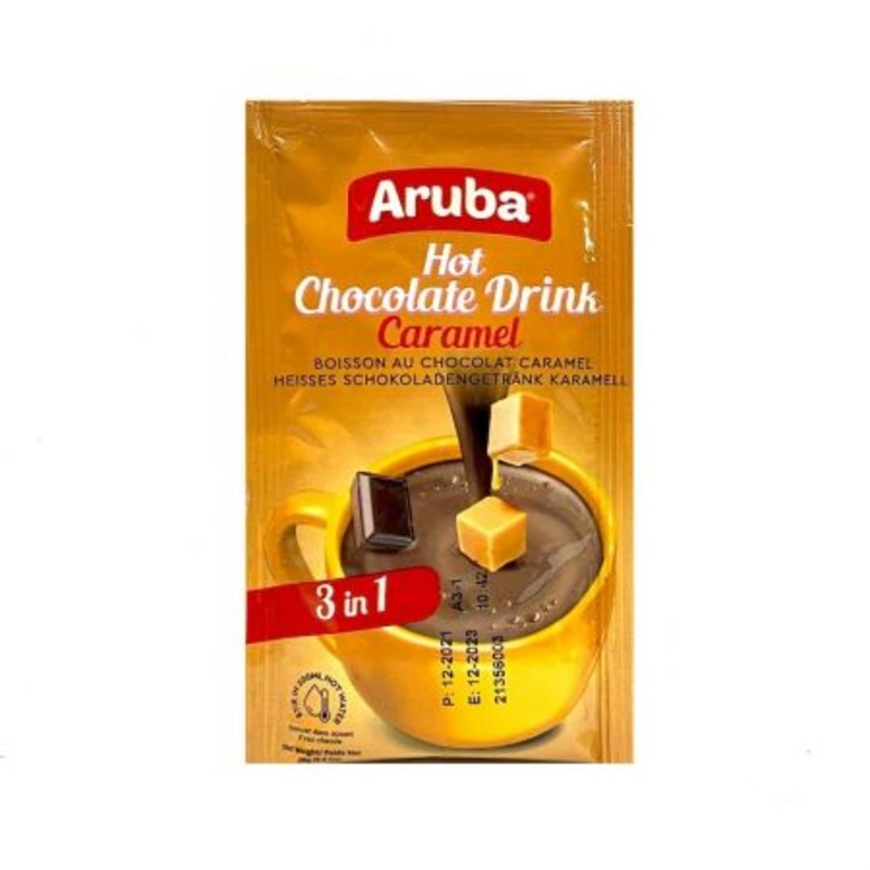 Aruba Hot Chocolate Drink Caramel 3in1 26g | Aruba In Lebanon