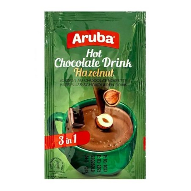 Aruba Hot Chocolate Hazelnut 3in1 26g | Aruba In Lebanon