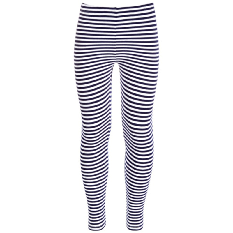 Epic Threads Girl’s White & Navy Legging Pants ABFK381