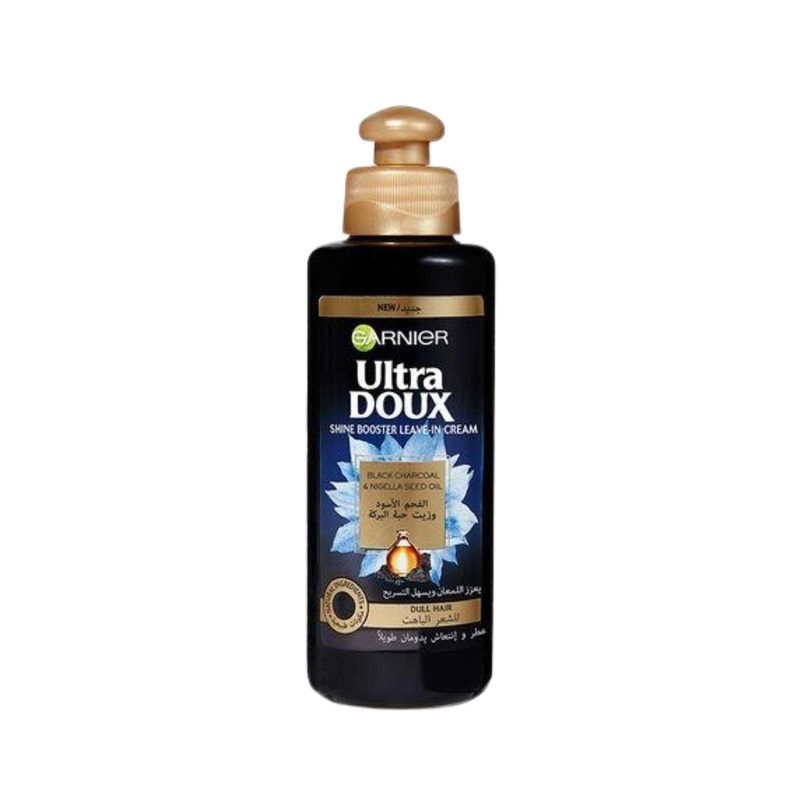 Garnier Ultra Doux Black Charcoal & Nigella Seed Oil Leave In Cream 200ml