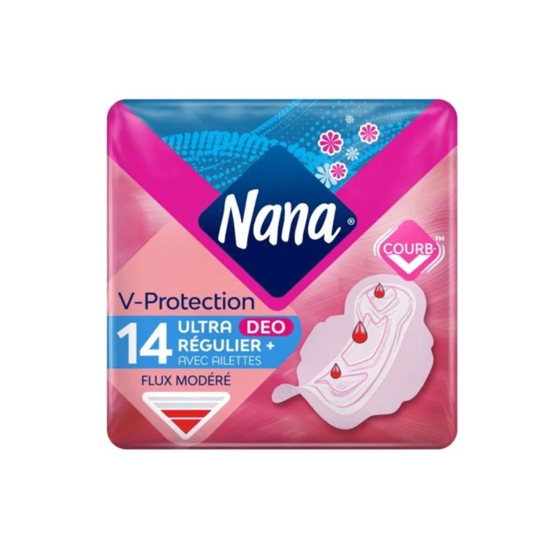 Nana V-Proection Ultra Regular Deo 14 Pads | Nana In Lebanon