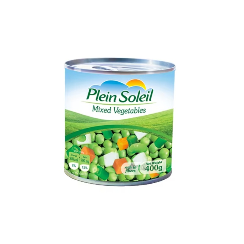 Plein Soleil Canned Mixed Vegetables 400g | Plein Soleil In Lebanon