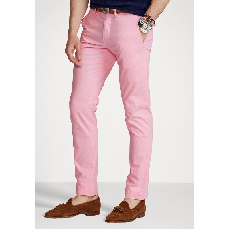 Polo Ralph Lauren Men’s Pink Mid Rise Trousers | Polo Ralph Lauren In Lebanon