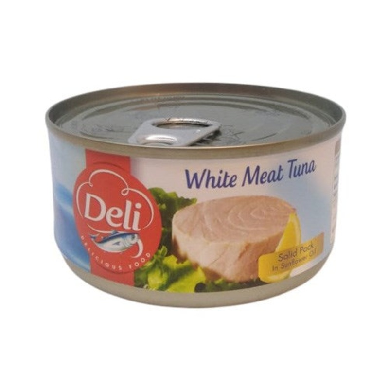 Deli White Meat Tuna in Sunflower Oil 185g |Deli In Lebanon