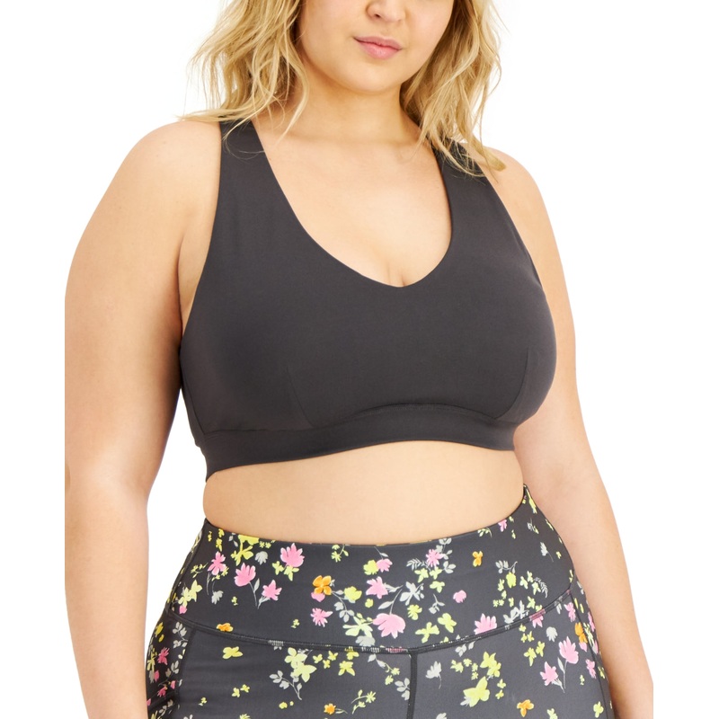 ID Ideology Women’s Gray Sport Bra  ABF953