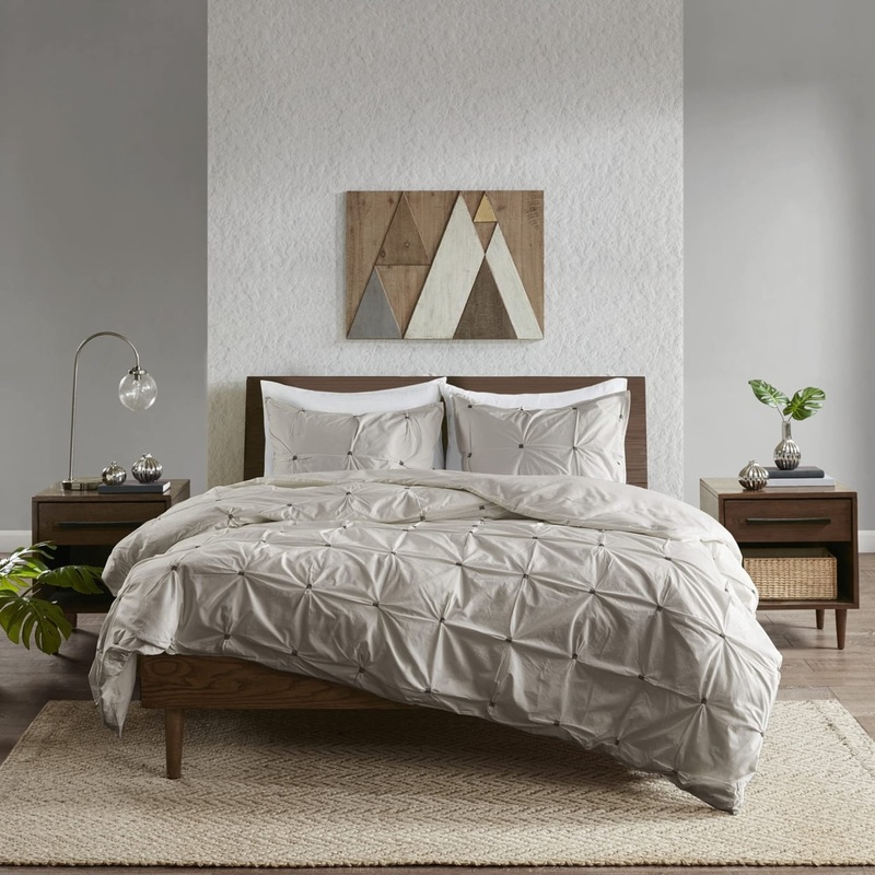 INKIVY Masie 3-Pc. KingCal K Gray King abt11 shr