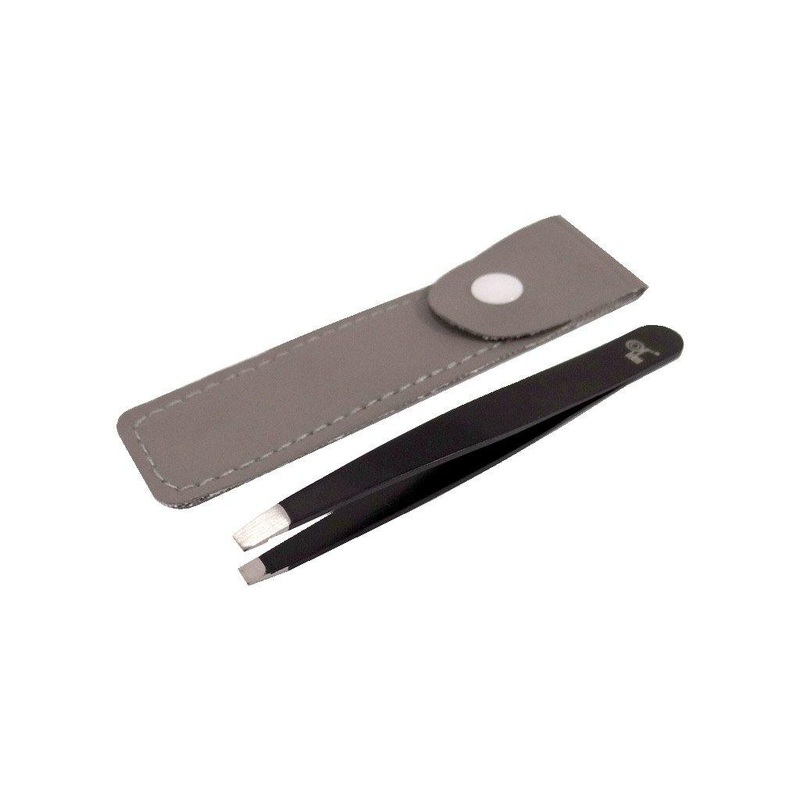 Or Bleu Electroplated Square Tip Tweezers  CT-409B