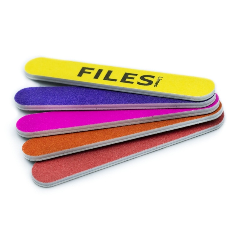 Or Bleu Mini Plastic Nail Files (Coloured)  CT-438