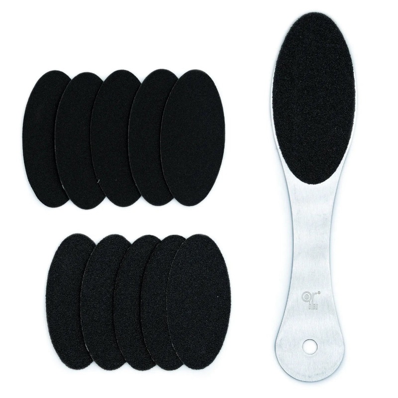 OR Bleu Stainless Foot File With Refill Grits  CT-473