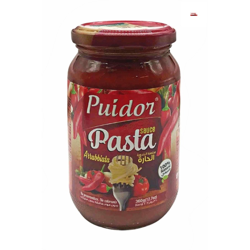 Puidor Arrabbiata Pasta Sauce 360g | Puidor In Lebanon