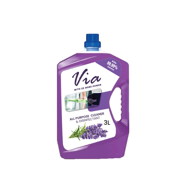 Via All Purpose Cleaner & Sanitizer Lavander 3L
