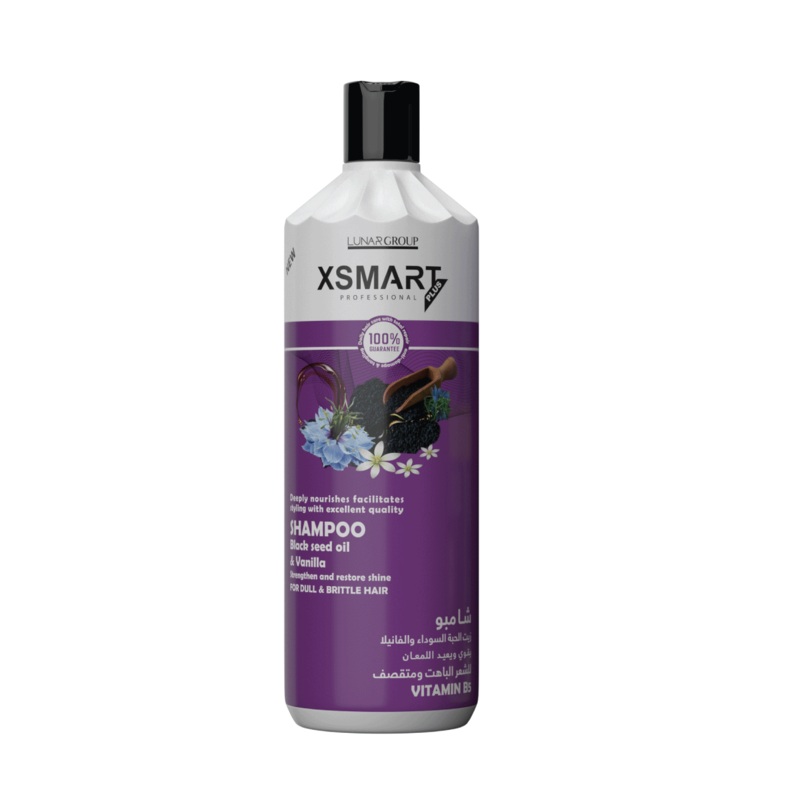 XSmart Professional Plus Black Seed Oil & Vanilla Shampoo 750ML