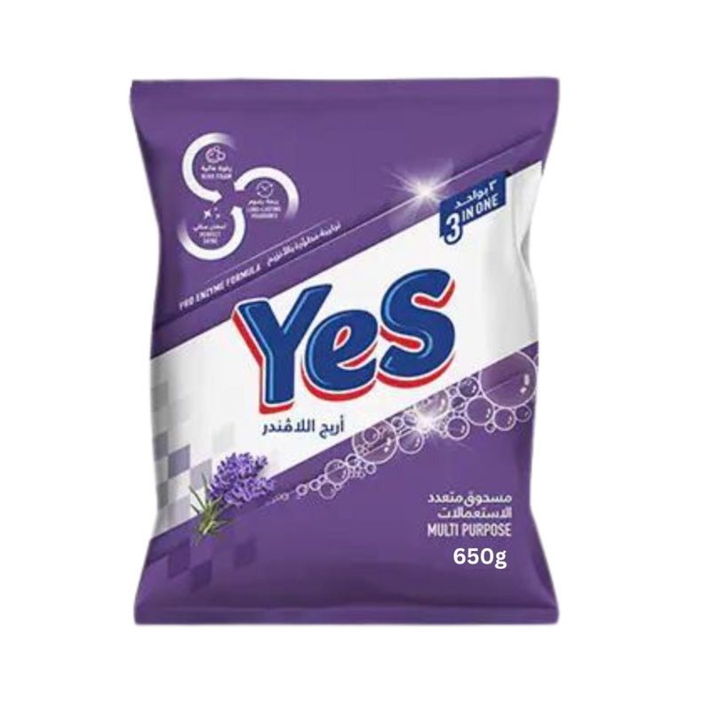 Yes Powder Detergent 650GR | Yes In Lebanon