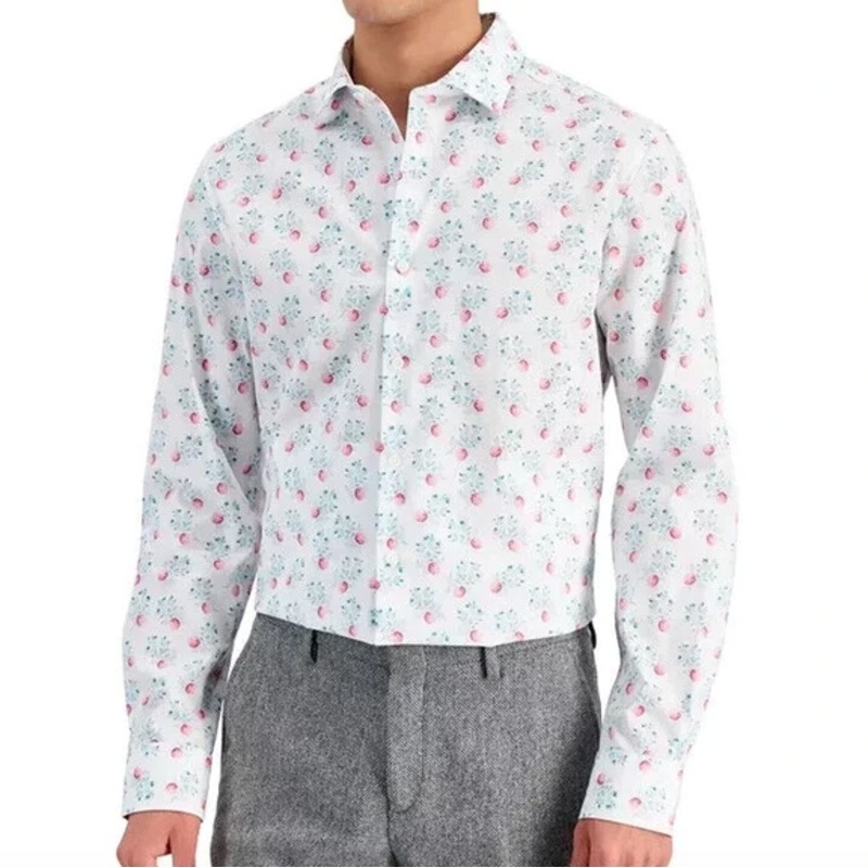 Bar III Men’s Multicolor Printed Button-Down Shirt | Bar III In Lebanon