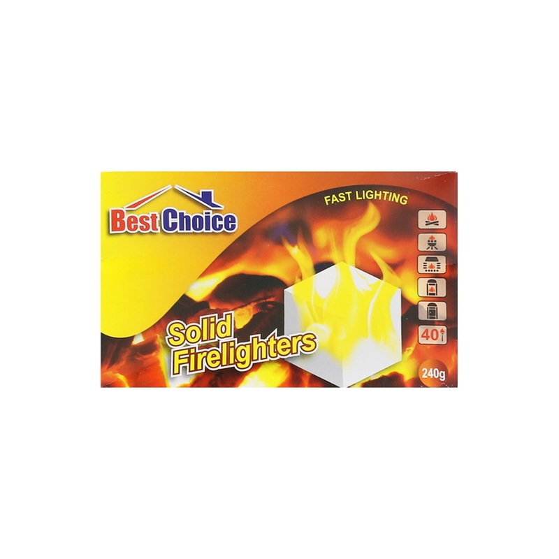 Best Choice Solid Firelighters 240g | Best Choice In Lebanon