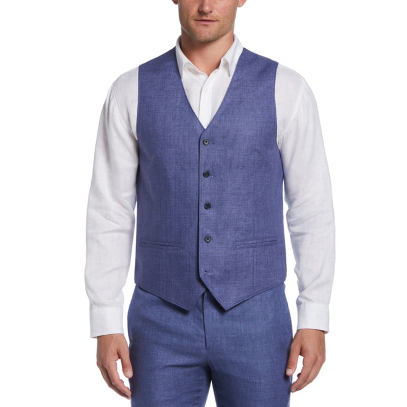 Cubavera Men’s Blue Vest | Cubavera In Lebanon